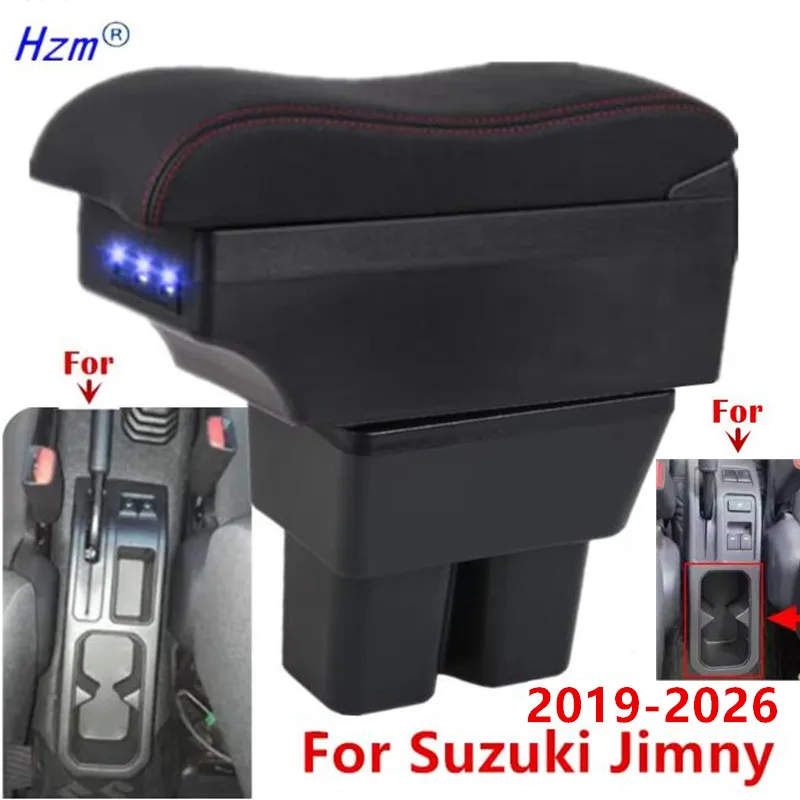 Für Suzuki Jimny Armlehnenbox Für Suzuki Jimny JB74 2019 2020 2021 2022 2023 2024 2025 2026 Auto-Armlehnen-Aufbewahrungsbox Zubehör