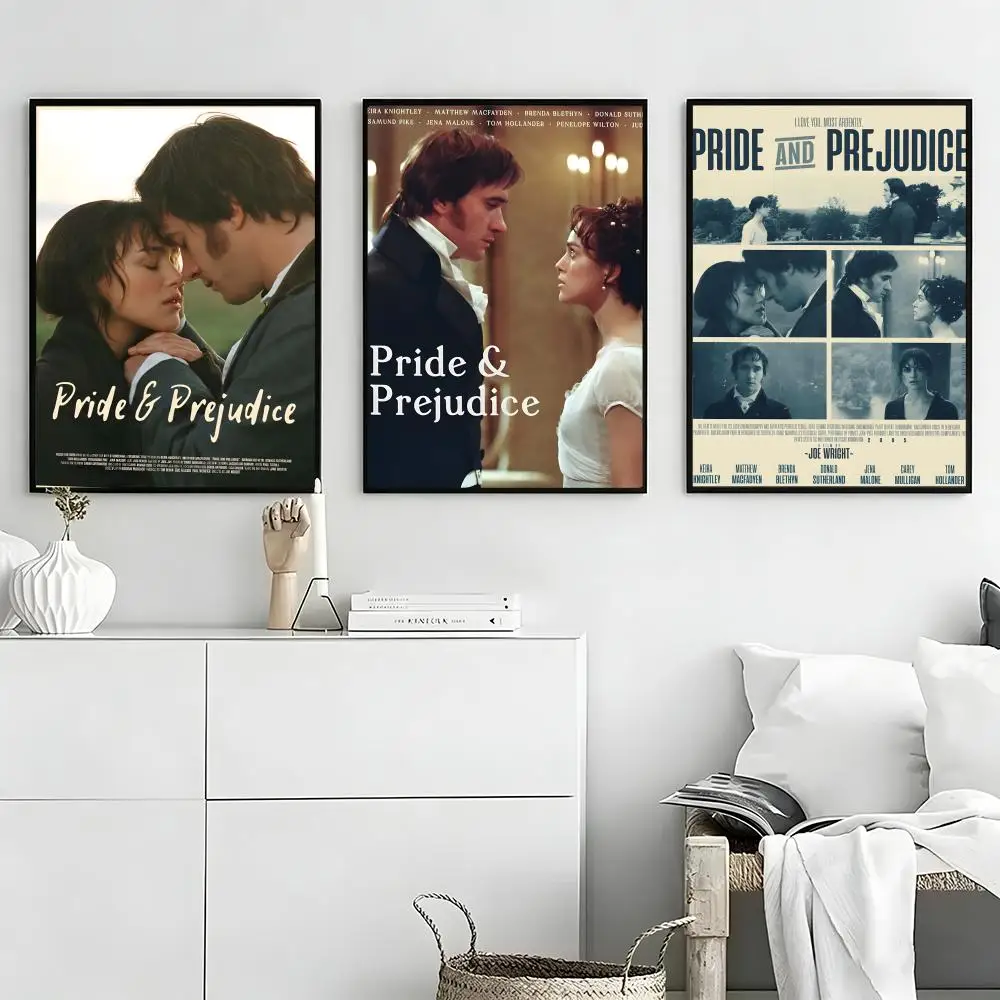 P-Pride And Prejudice Poster High-quality vintage prints & posters for home, bar, cafe, aesthetic wall art.