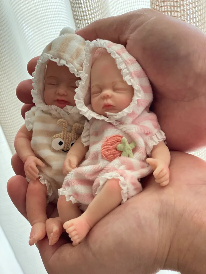 OtardDolls 1 個リアルなミニシリコンリボーンドール手作りベベ新生児
