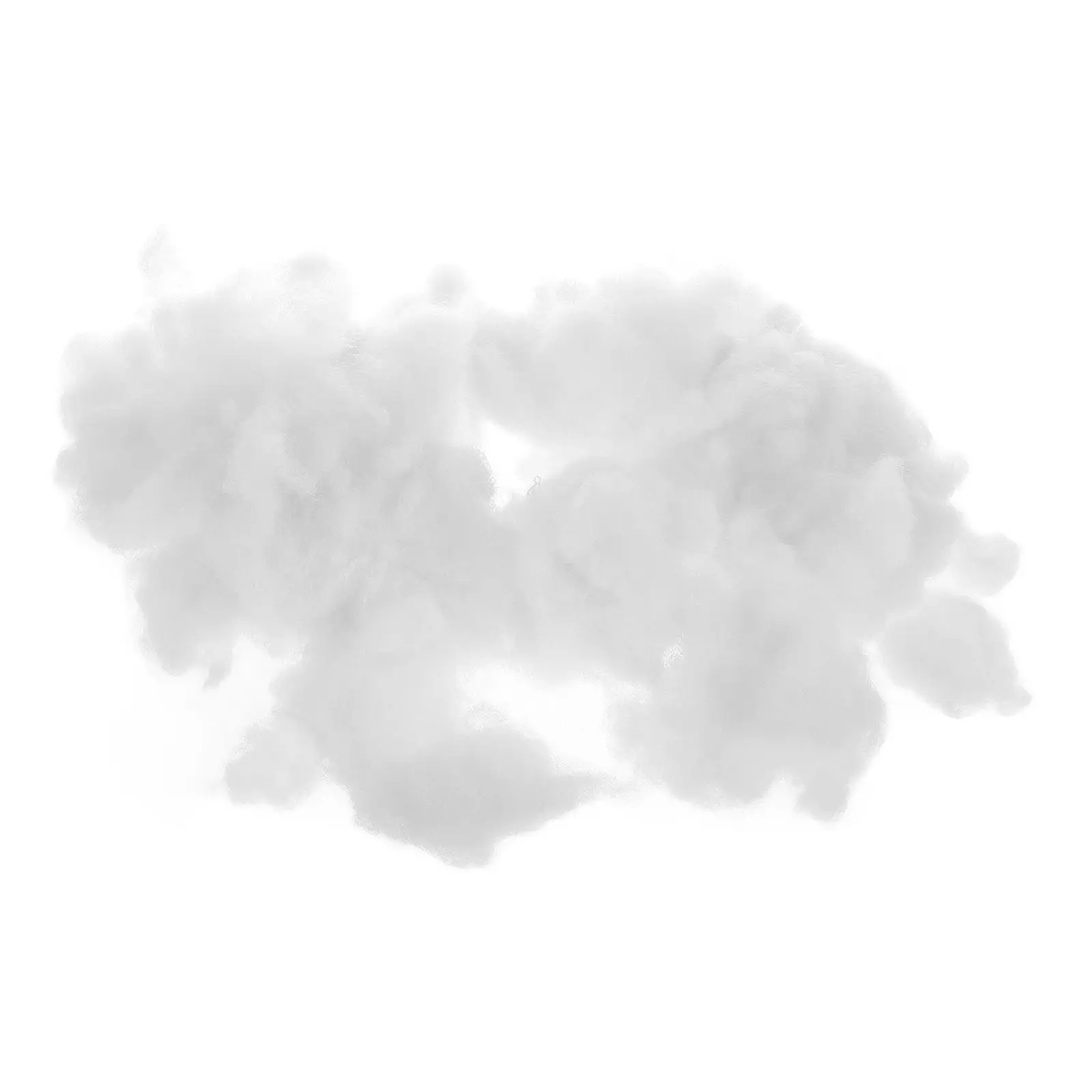 High Elastic Cotton Fiberfill Filling Material 500G Soft White Polyester Fiber Suitable for Pillow Insert Cushions Crochet