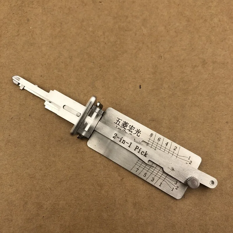 Original WULING LISHI 2in1 For WULING BAOJUN Right Key Decoder Car Door Open tool Lock Pcik tool Locksmiths tool