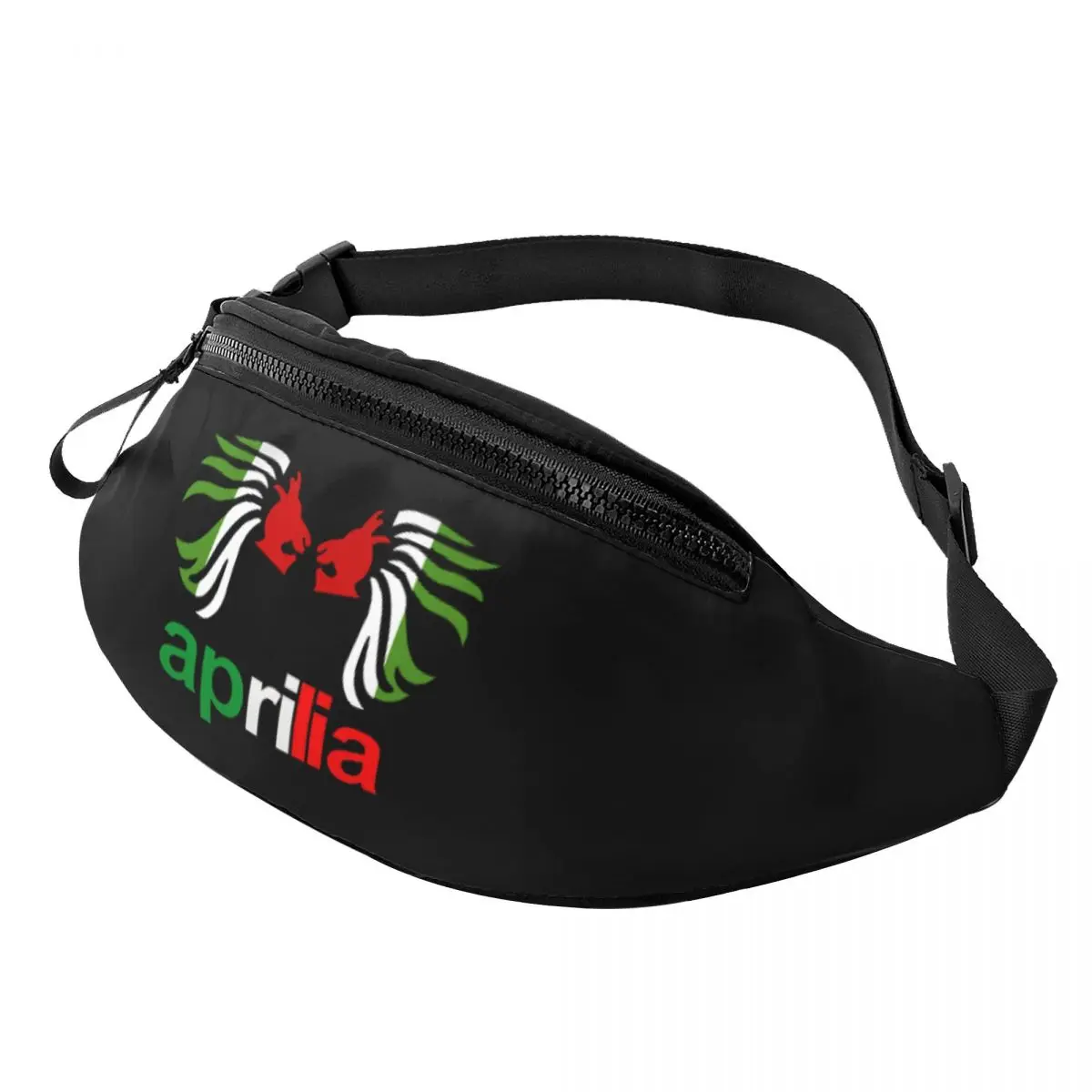 

Custom Racing Aprilias Fanny Pack Men Women Crossbody Waist Bag for Running Phone Money Pouch