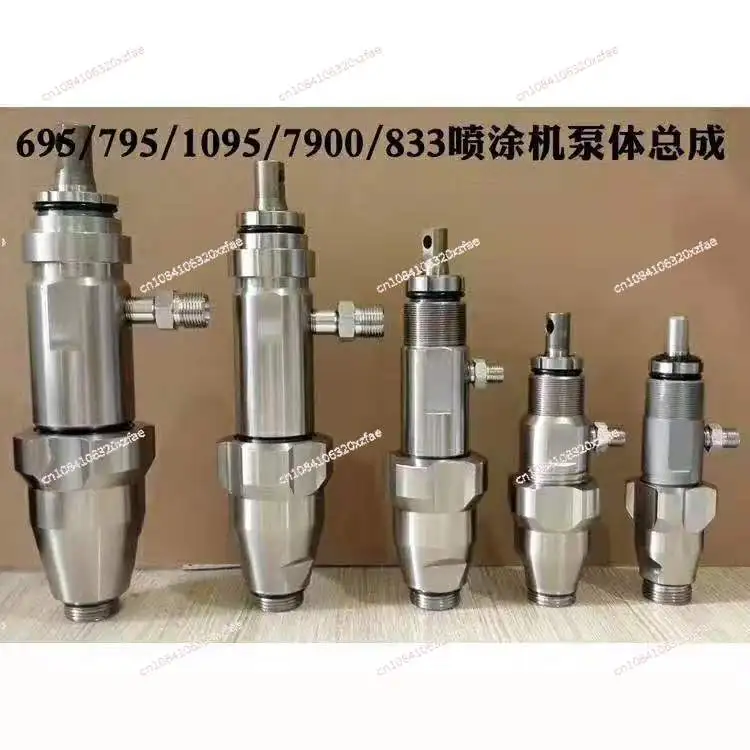 395 495 595 695 795 1095 833 7900 High pressure airless plunger sprayer pump body assembly