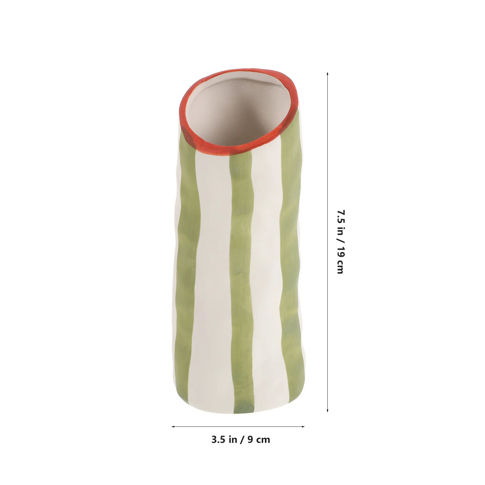 Decorative Ceramic Vase Integration Simple Lines Harmonious Colors Home Decor Entryway Shelf Living Room