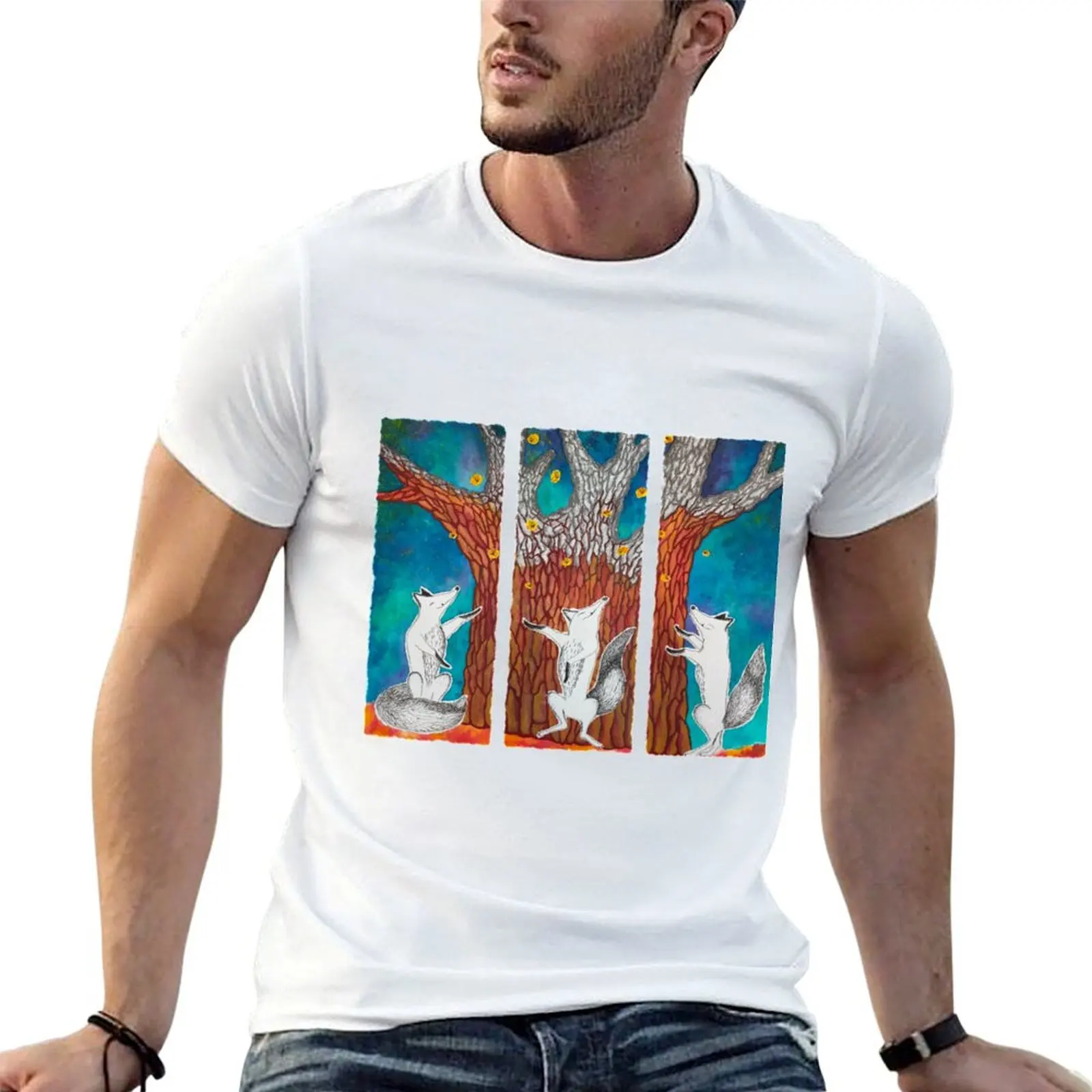 Let`s dance! T-Shirt Street Art Print Tee Shirt