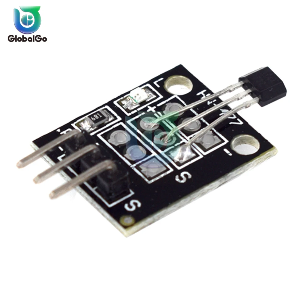 10PCS/LOT KY-003 Standard Hall Magnetic Force Sensor Module for Arduino AVR Smart Cars