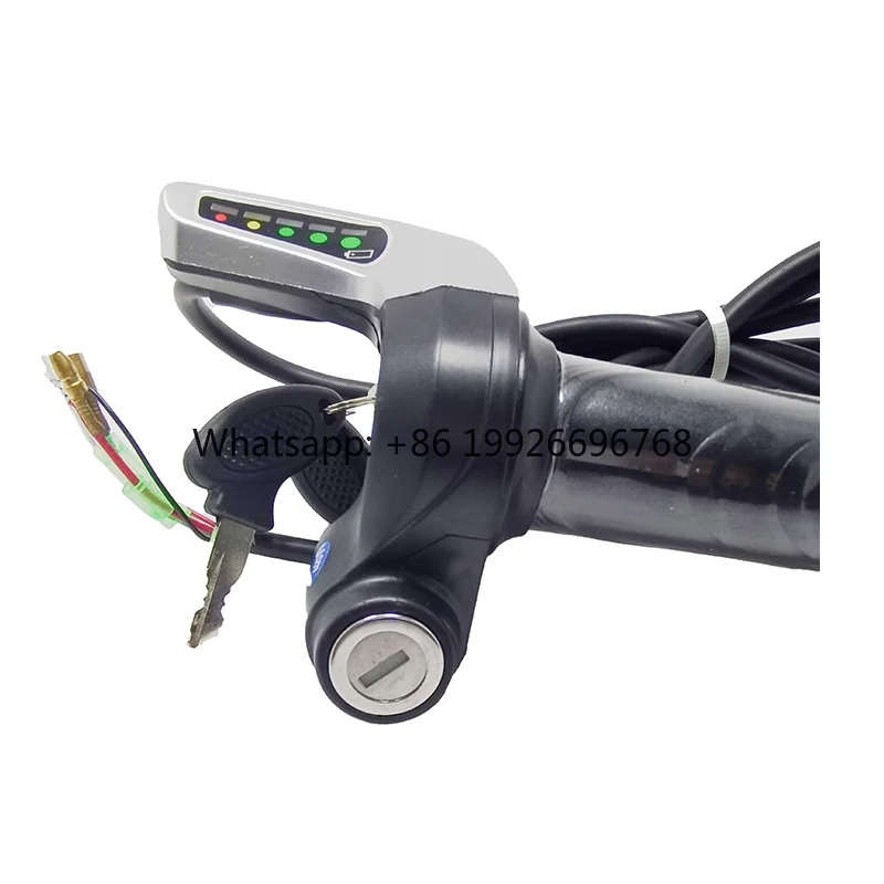 

High Quality (E-Bike) Throttle Handle Speed Control Battery Level Display Independent Parts