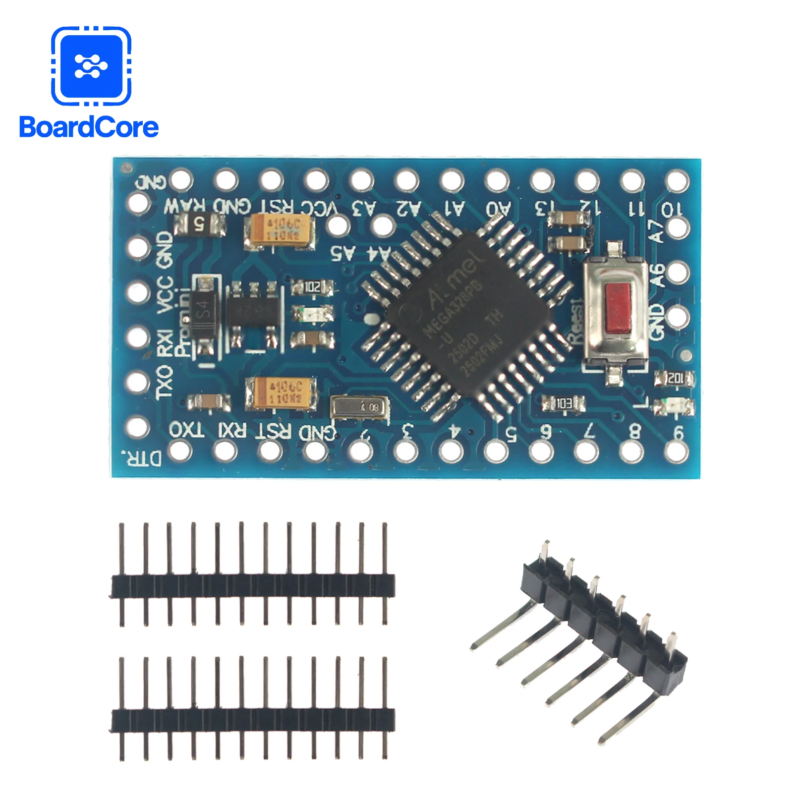Pro Mini Atmega328P ATMEGA328 3.3V 8M Ch340g CP2102 FT232RL controlador para Arduino Compatible Nano