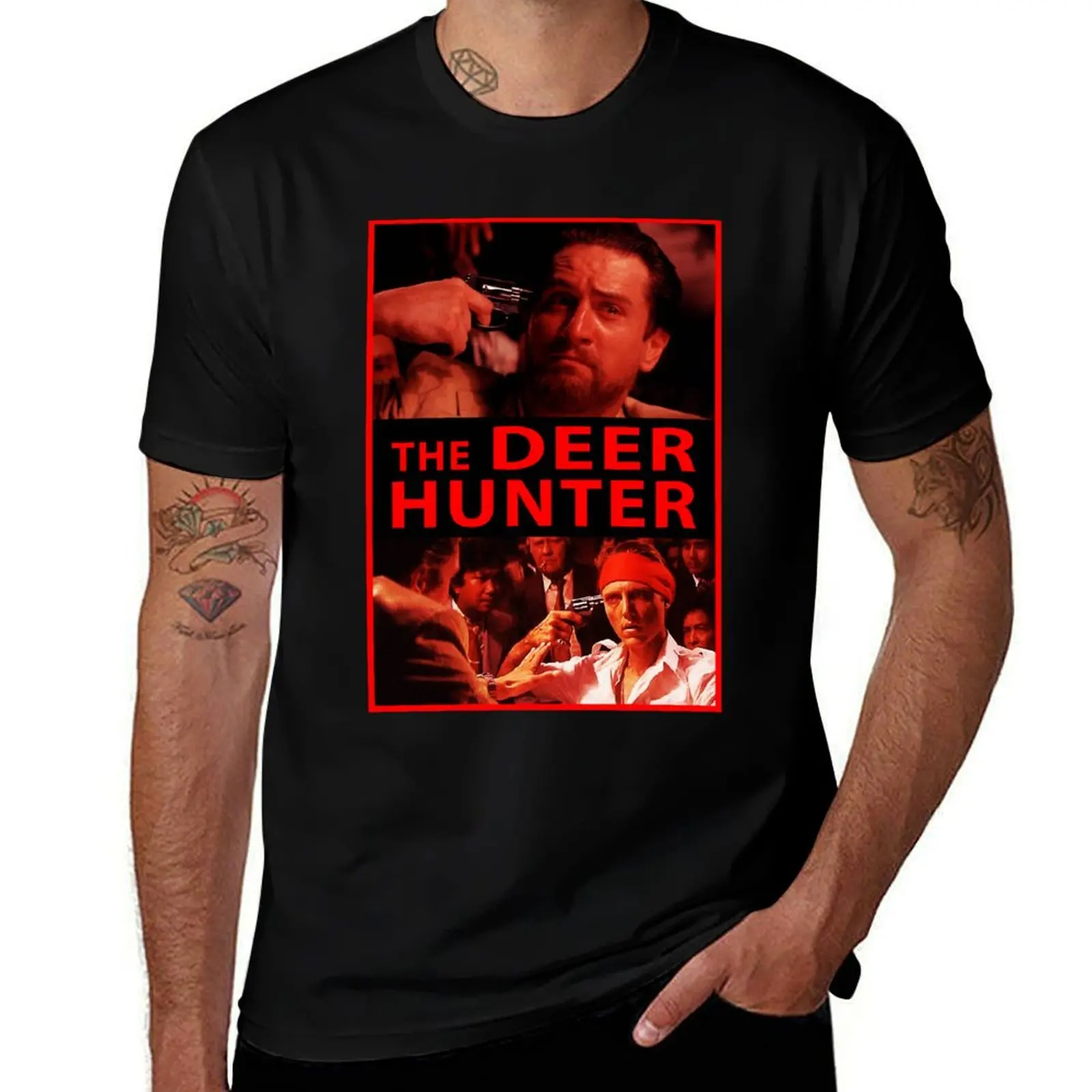 

Women Men The Deer Hunter Alternative Film Poster Gift For Movie Fans T-Shirt mens graphic t shirts T-Shirt