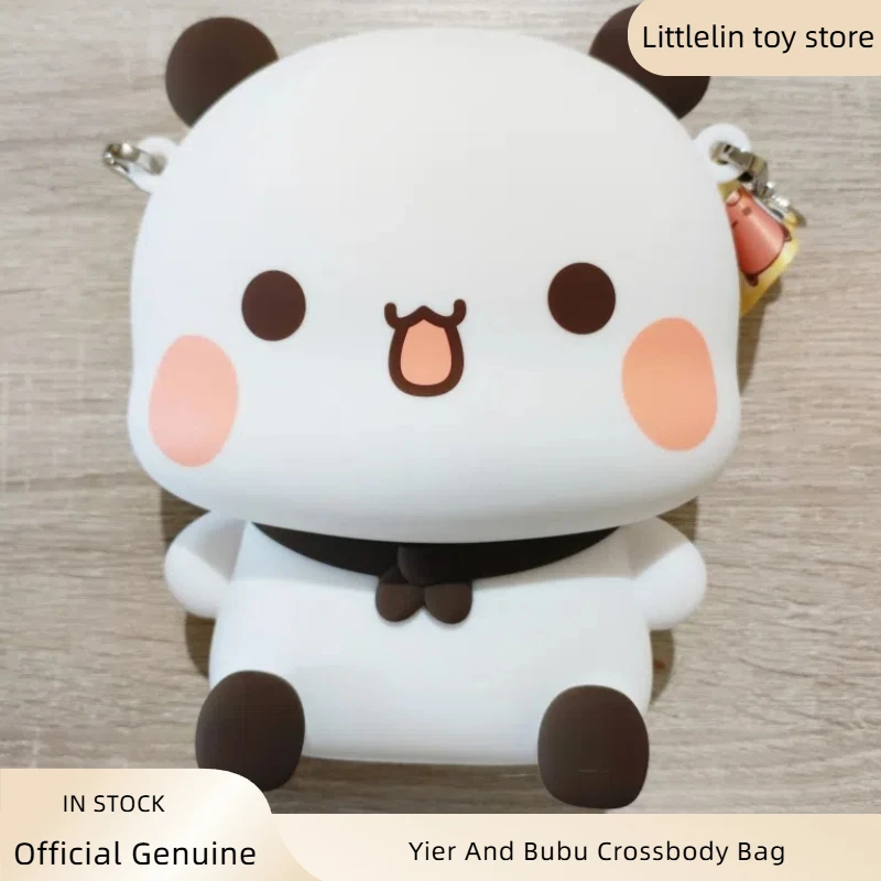 

Official Yier And Bubu Panda Silicone Crossbody Bag Cute Bags Girls' Cartoon Casual Small Bag Mobile Phone Bag Peripheral Gift