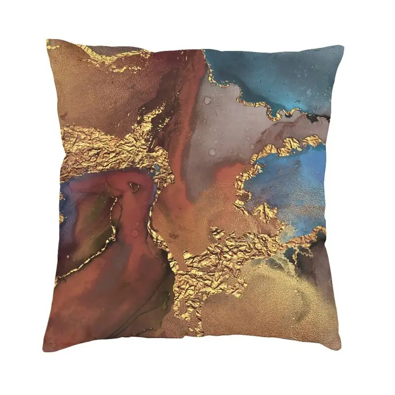 Fashion Stylish Girly Trend Autumn Ink Marble Texture Throw Pillow Cover Home Decorative Cushion Cover 45x45cm Pillowcover