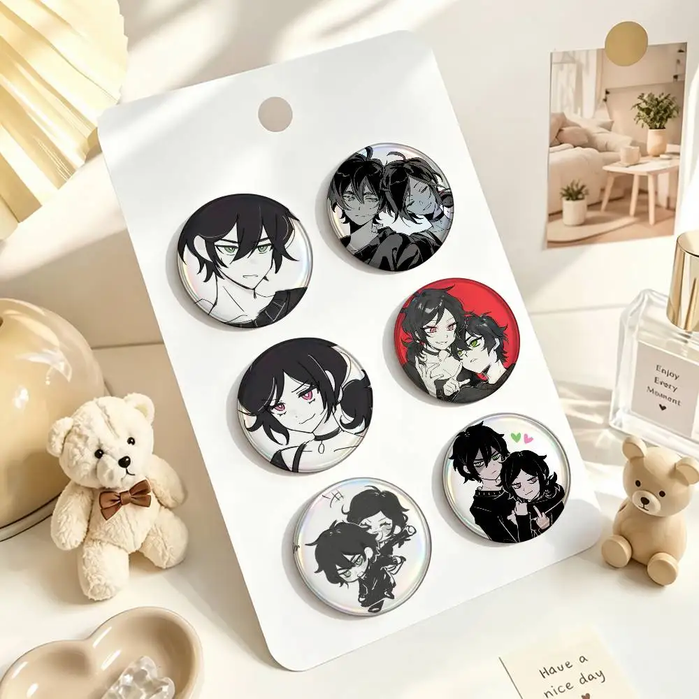 TCOAAL Andy And Leyley Custom Enamel Pin Badges 25mm 32mm 44mm 58mm Backpack Hat Decor Toys Gifts