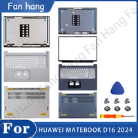 New Cover For HUAWEI MATEBOOK D16 2024 MCLG-X MCLF-X MCLG-16 MCLEF-X LCD Back Case Top Rear Lid Front Bezel Bottom Housing Repla