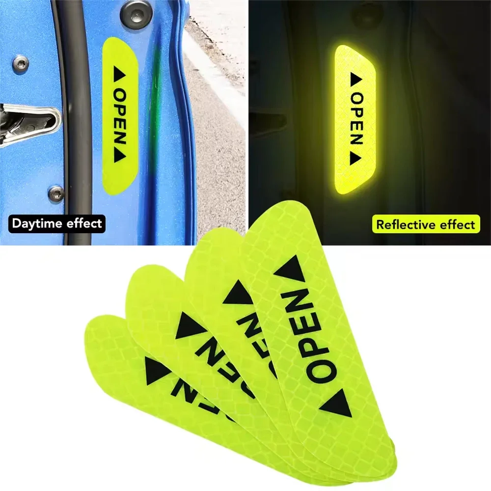 

Car Door Safety Reflective Warning Sticker For Bentley Continental GT Flying Spur Bentayga Mulsanne Batur Auto Accessory
