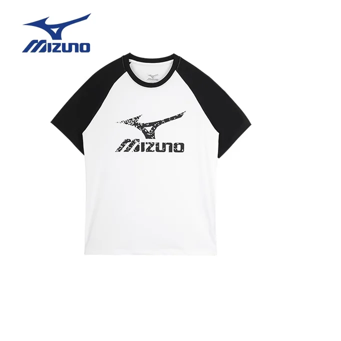 Mizuno Deportes para niños Manga corta Casual Estilo Panda Manga de hombro de verano cómoda y de secado rápido