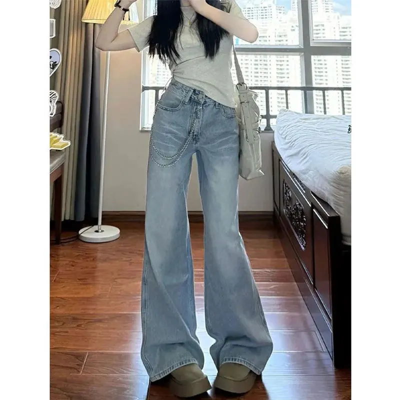 Damesbroeken Jeans voor dames Hoge taille High Fashion Trend Populaire vrouwelijke denim Hot Sense-serie Effen kleur Alle match lang