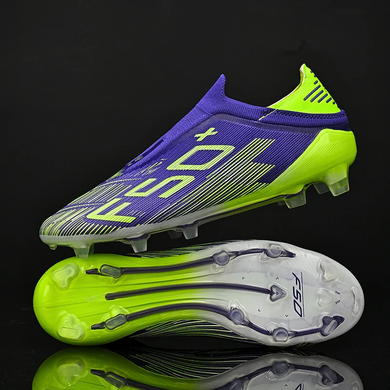 New Men Football Boots Breathable Sport Training Soccer Shoes Cleats Sport Outdoor TF Futsal Match Turf Grass Drop Shipping