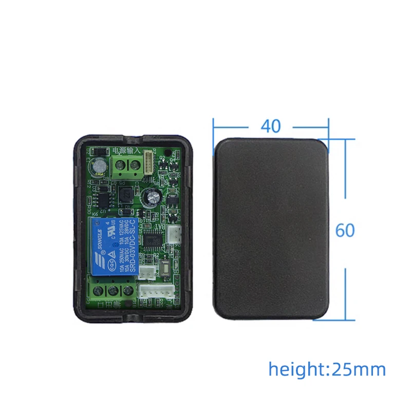 Módulo de relais de acceso de control deempreintes digitales DC7v-30v controlador de serrure de porte interruptor inducción d'emp