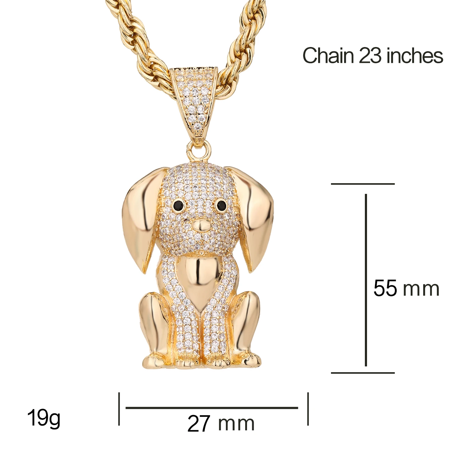 Collier pendentif en forme d'animal pour garçons et filles, collier de chien mignon, bijoux 3D, variété, anneau de starter, cadeaux d'anniversaire