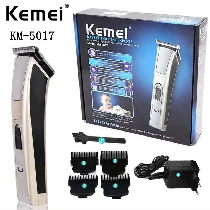 

Cordless Rechargeable Hair Clipper Advanced Hair KM-5017 trimmer for men hair clippers men kemei barber