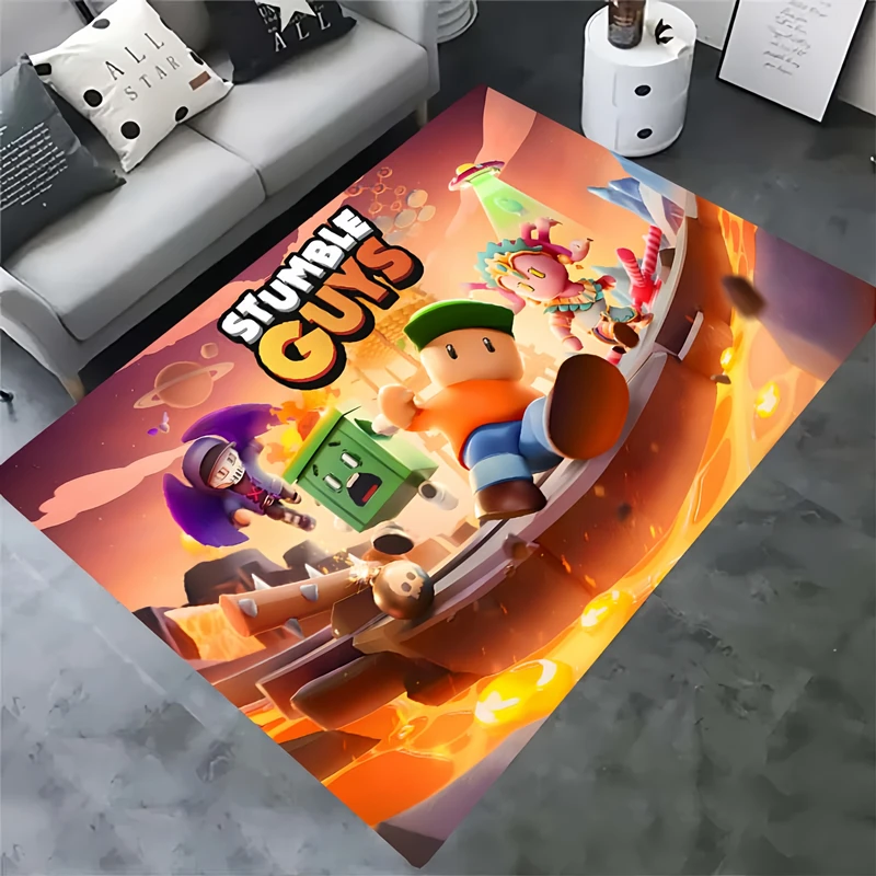 

Stumble Guys game pattern carpet living room bedroom home decor kids room baby pad bathroom kitchen carpet birthday gift