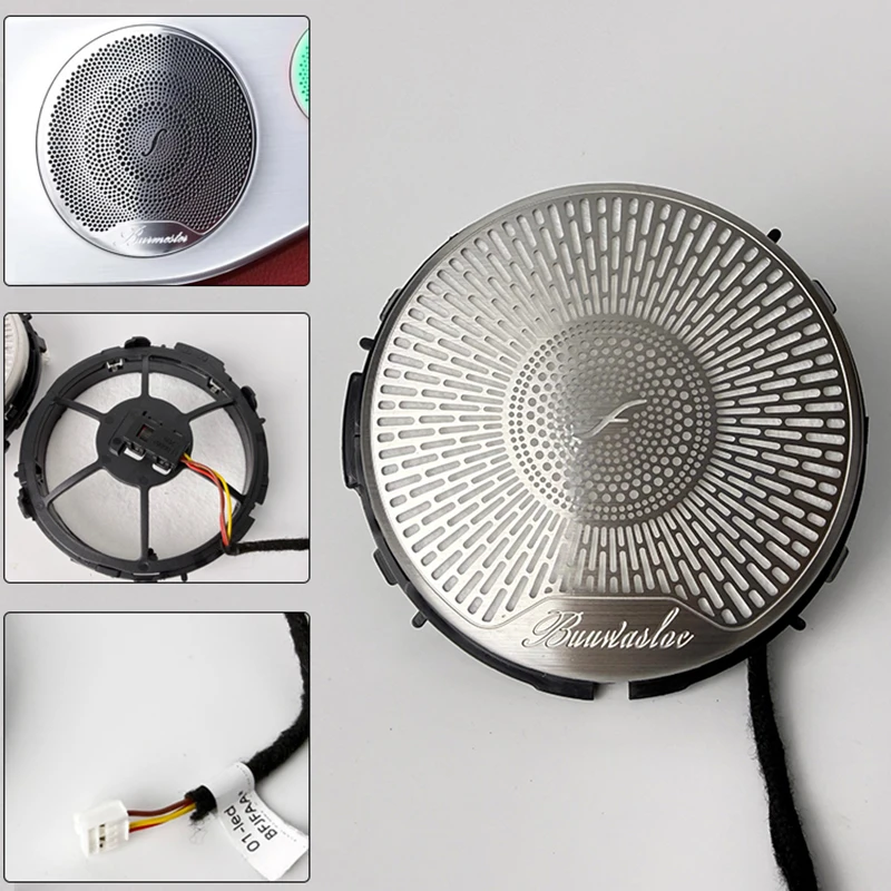 Front Rear Door Speaker Luminous Cover Ambient Light Car Interior Atmosphere Lamp For Mercedes Benz W205 W213 X253