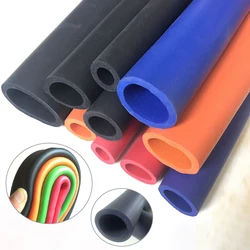 1Meter Colorful Flame Retardant NBR Smooth Sponge Tube Rubber Foam Grip Cover Sponge Sleeve Home Gym Fitness Equipment Handlebar