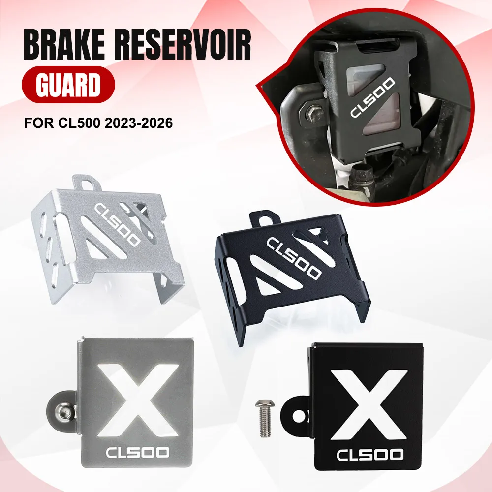 FOR HONDA CL500 2023-2024-2025-2026 Motorcycle Rear Brake Pump Fluid Tank Oil Cup Reservoir Guard Cover Protector Accessorie