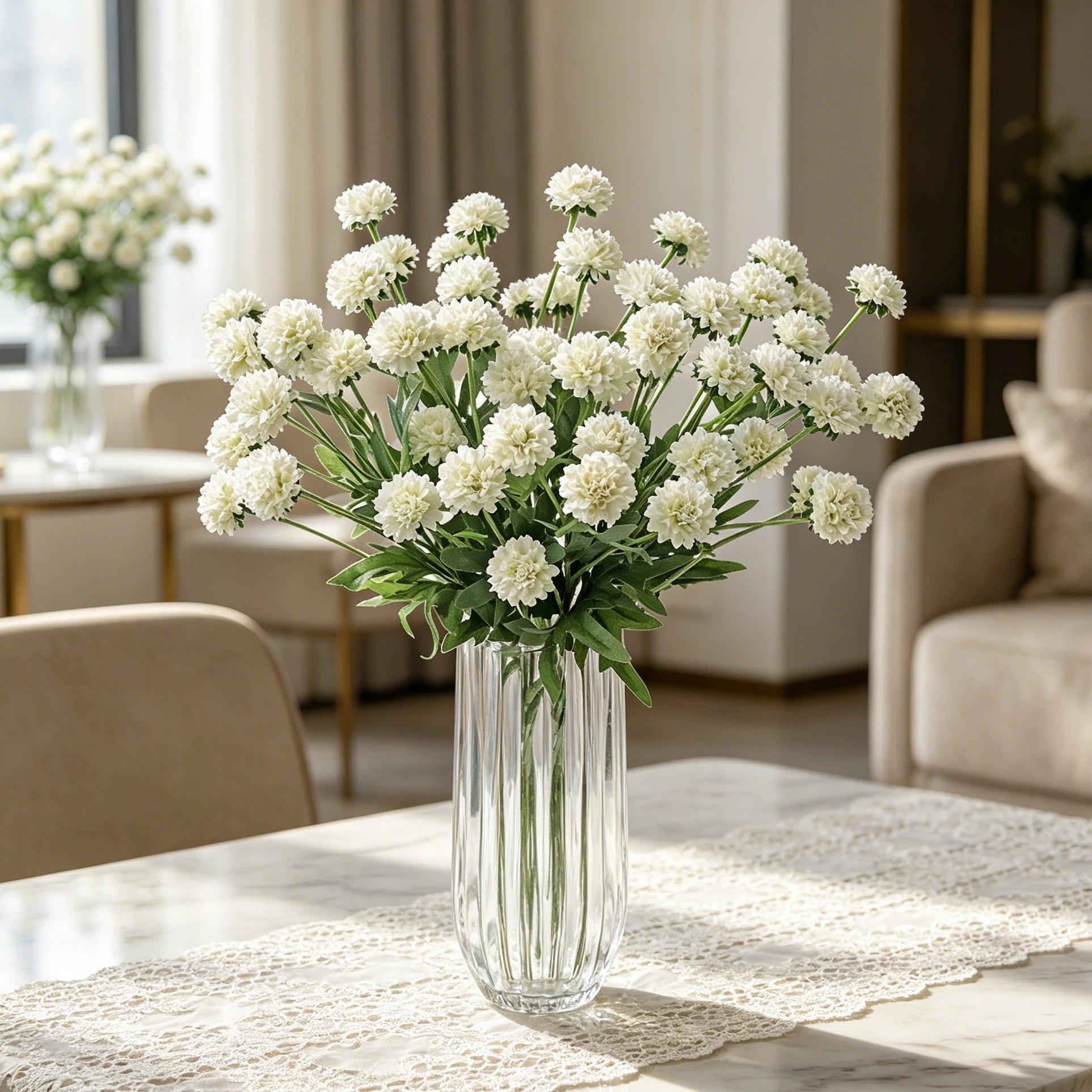 Künstliche Seiden-Chrysanthemen für Außenbereich, Garten, Party, Feiertage, Hochzeit, Brautstrauß, Innenbereich, Esstisch, Vase, DIY-Dekorationen