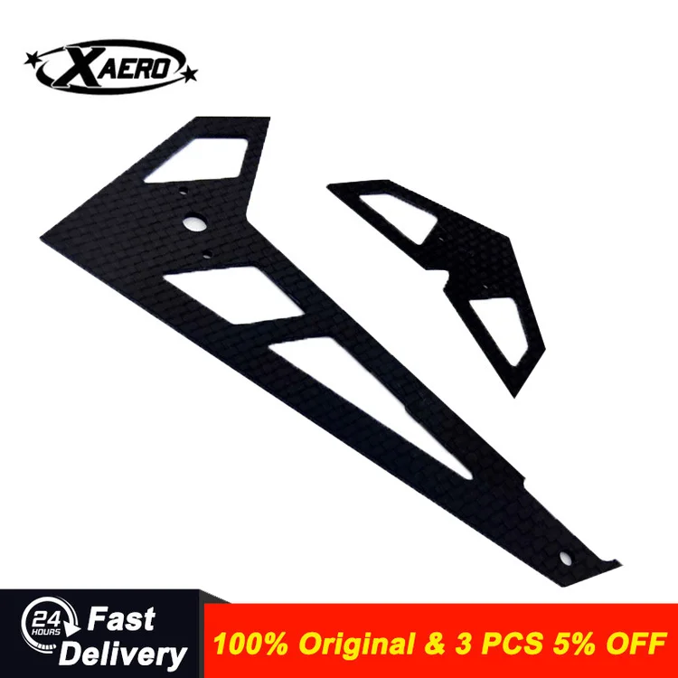 ALZRC Devil X360 DX360-44 Carbon Fiber Stabilizer 1.2mm Vertical Horizontal Fin Set for GAUI X3 Helicopter