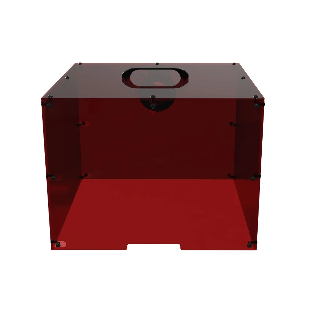 ACMER Mini Laser Engrave Enclosure Fireproof and Dustproof Protective Cover Smoke Eye Protection Vent with Exhaust Fan and Pipe