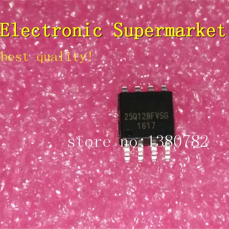 

Free Shipping 20pcs-100pcs/lots W25Q128FVSIG W25Q128FVSG 25Q128FVSG 16MB flash SOP-8 New original IC