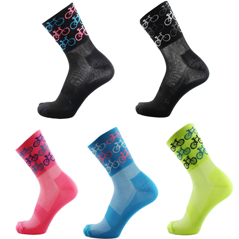 Unisex Breathable Quick Drying Nylon Bicycle Riding Cycling Socks Sports Socks Basketball Football Socks For Men and Women S26