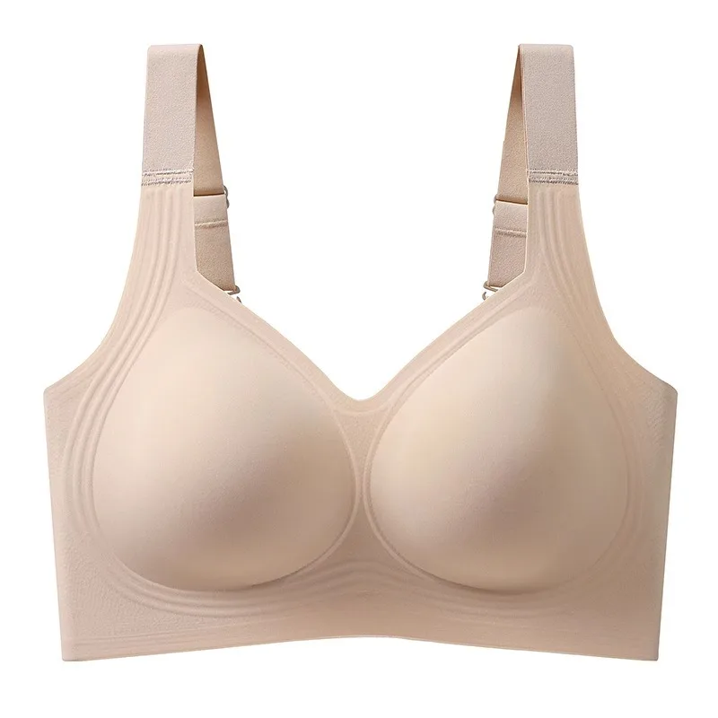 Leopard Jelly Bras No Underwire Push Up Wireless Bra Seamless Lift Bras Full Coverage Bralette Everyday Brassiere Plus Size view 5