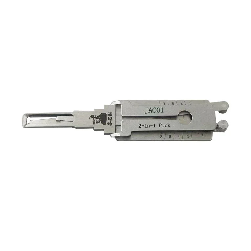 Lishi JAC01 2 in 1 Lock Pick Decoder Ignition Car door open for JAC Truck Models Vertical milling