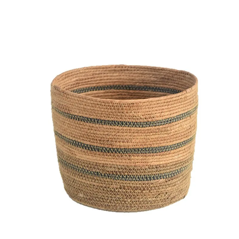 

Woven Rattan Storage Basket Garden Decoration Plant Pot Home Goods Storage Basket Nordic Style