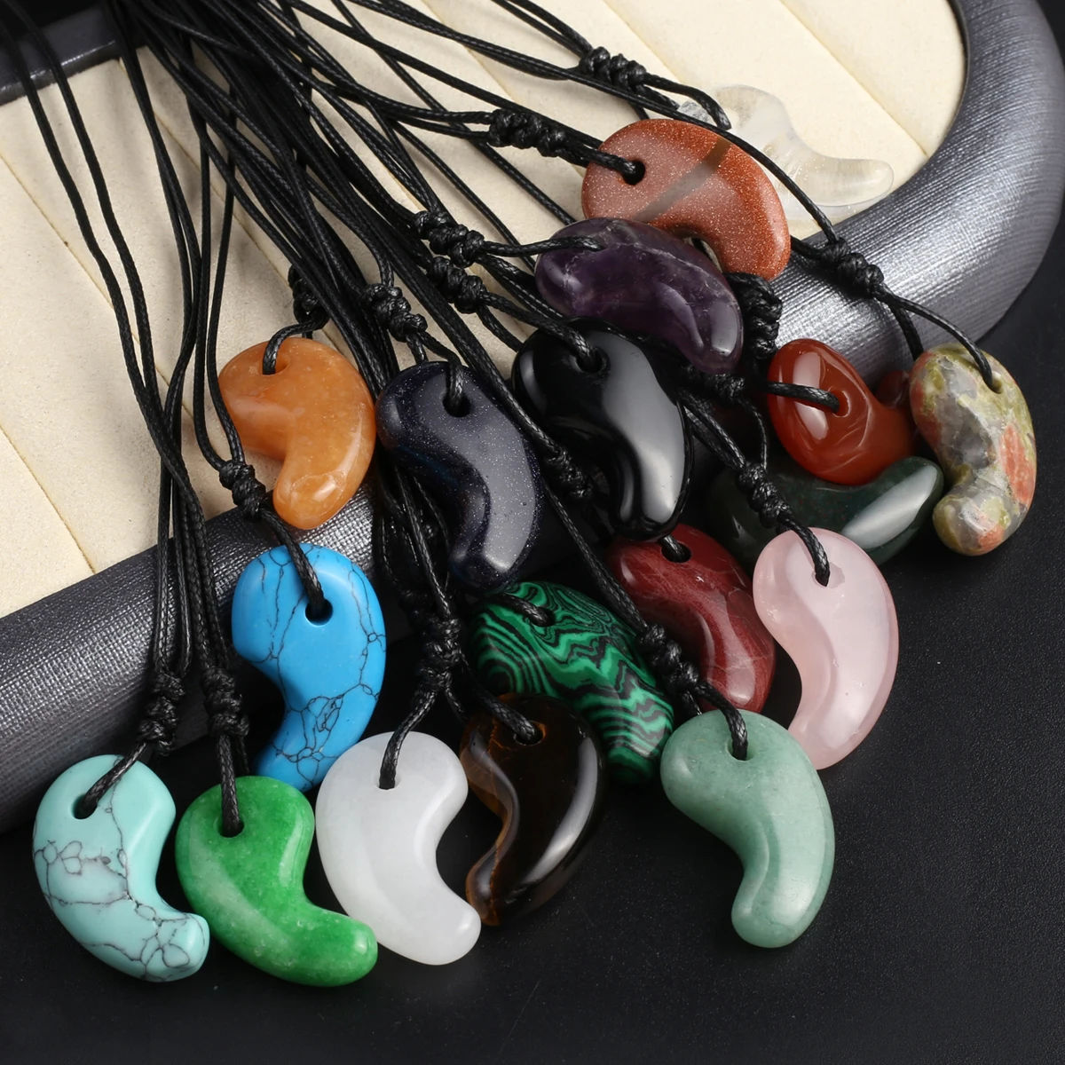 kommy – Natural Stone Comma Shape Pendant Necklace: Praktyczny Przegląd i Porady dla Kupujących na AliExpress