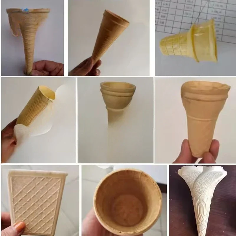 Automatic mini cone ice cream machine