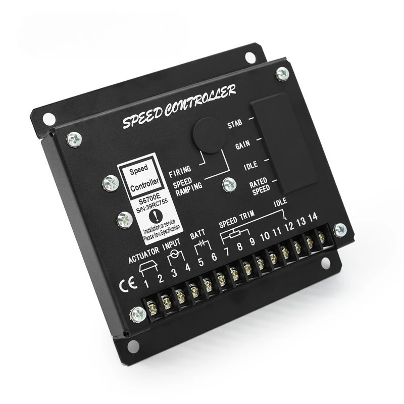 

S6700E Electronic Throttle Governor Diesel Generator Set Speed Controller ESC Board, Electronic Speed Control Board