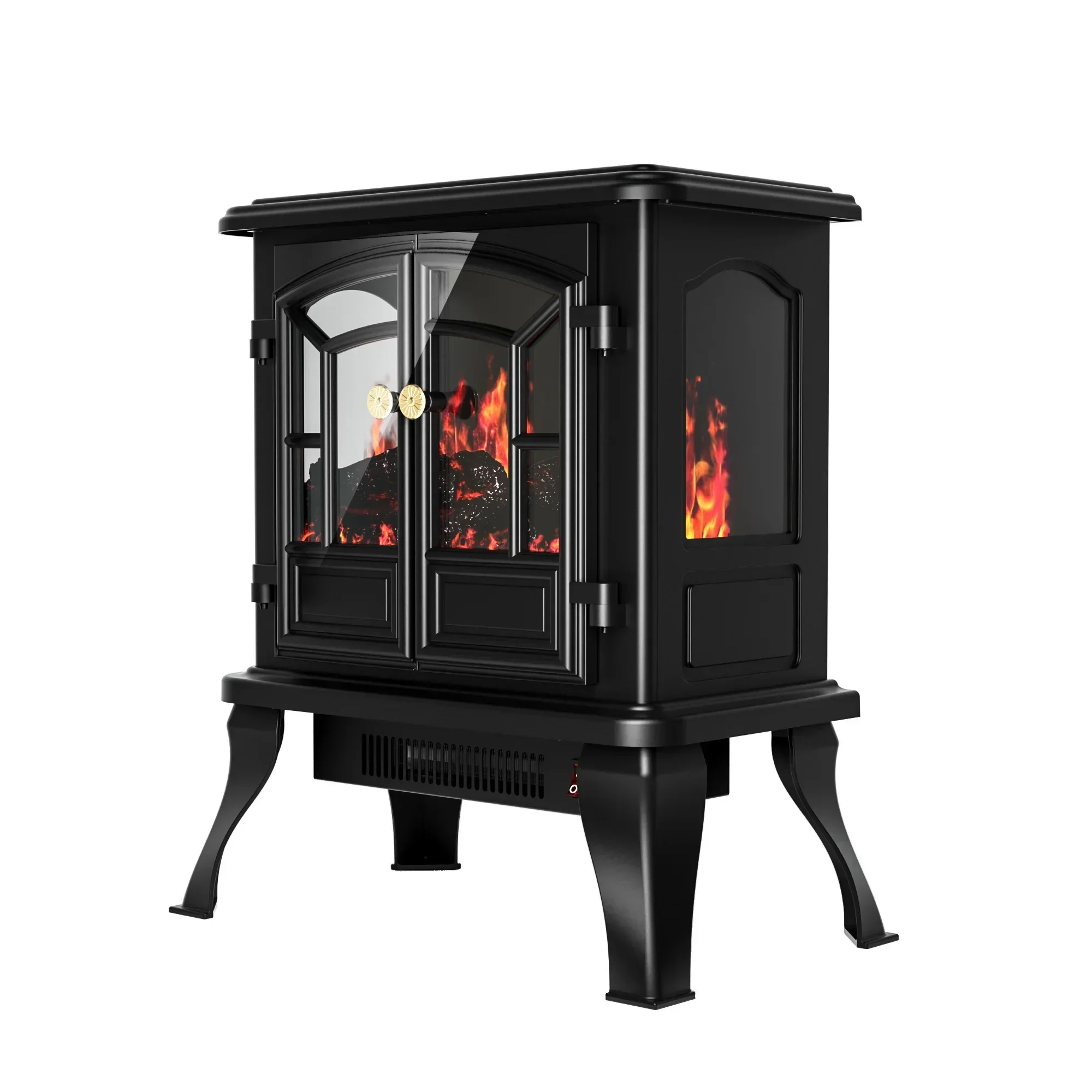 

Newest Portable Electric Fireplace Stove Heater Portable Tabletop Indoor Space Heater 1000W Household Winter Heating Typical