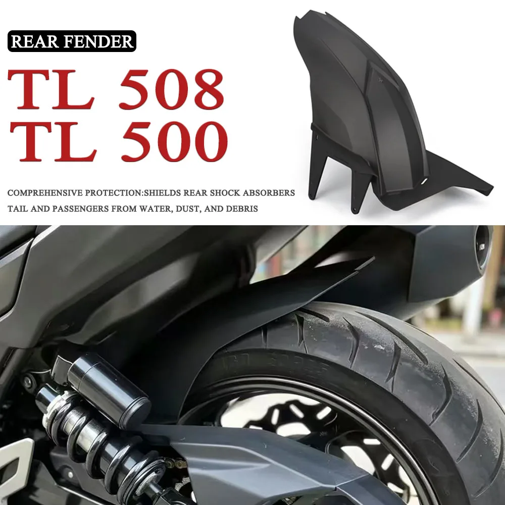 

Motorcycle New Mudguard Rear Fender Wheel Hugger Mudflap Splash Guard Cover Protector For SYM Maxsym TL508 TL500 TL 508 TL 500