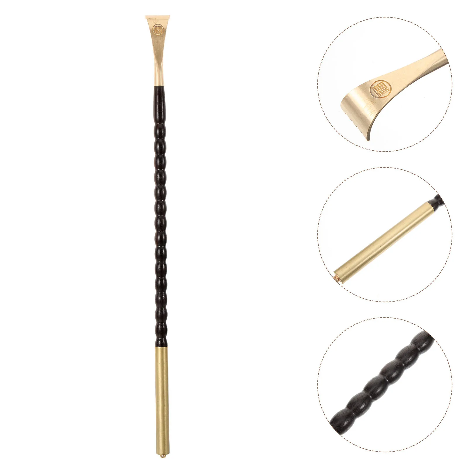 

Wood Back Scratcher Long Handle Portable Ergonomic Design Back Itch Relief Tool Massage Hammer Household Travel Body Scratching