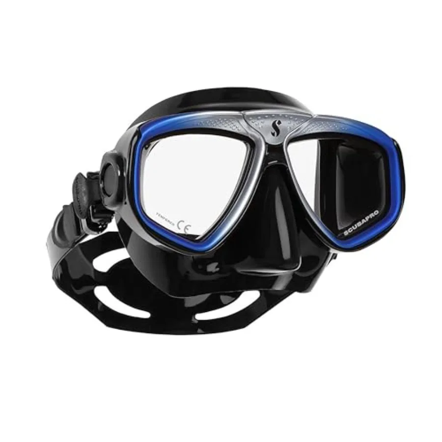 

Zoom Diving Mask for underwater exploration silicone material black color wide-angle lens with anti-fog coating