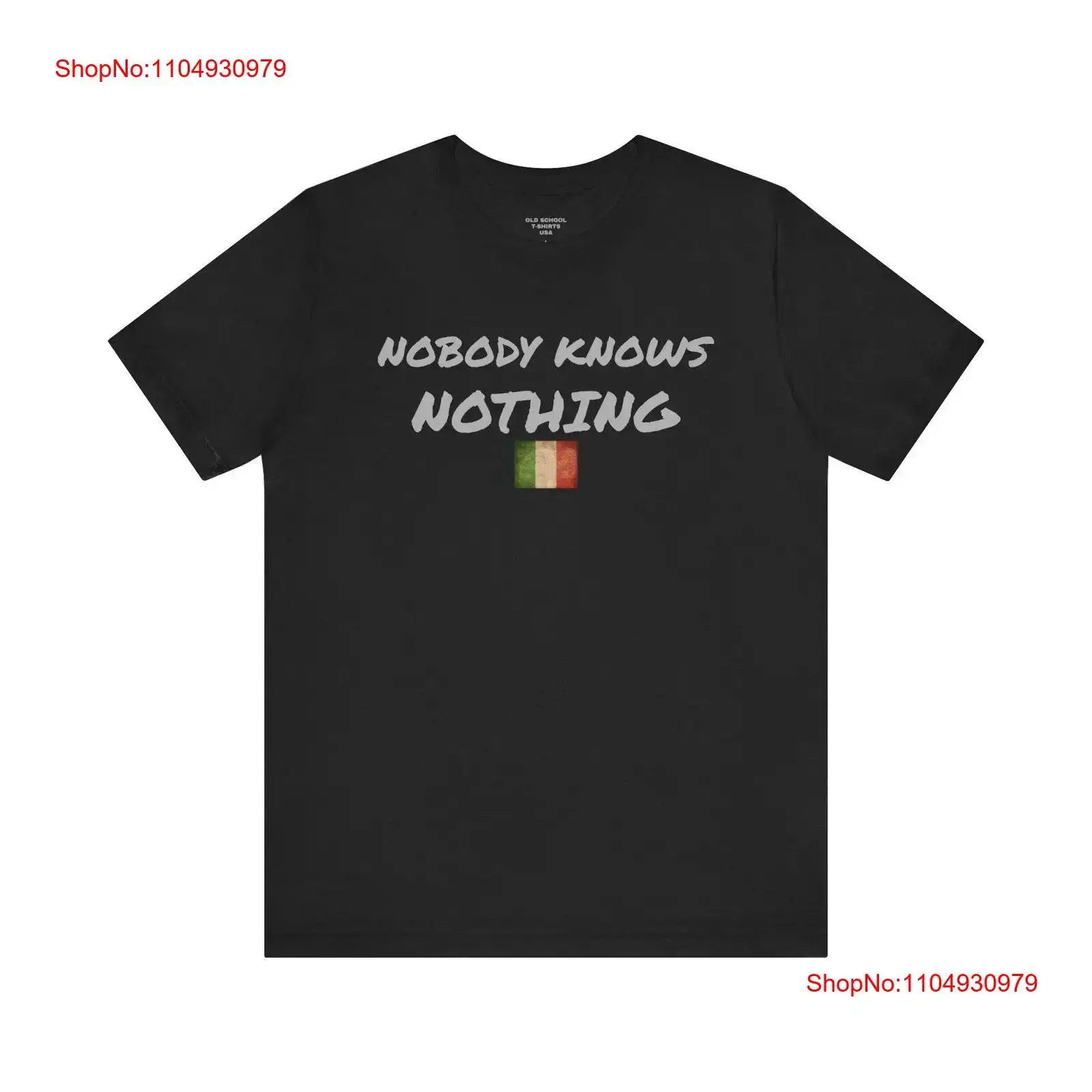 

Vintage Italian American Phrases Funny cool Italy USA Jersey T Shirt vintage Washed Comfortable graphic streetwear fashion