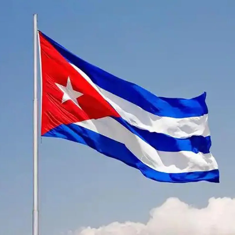 5 Pcs/lot Cuba National Flag 90x150cm Cuba Flag The Republic of Cuba National Flag wholesale