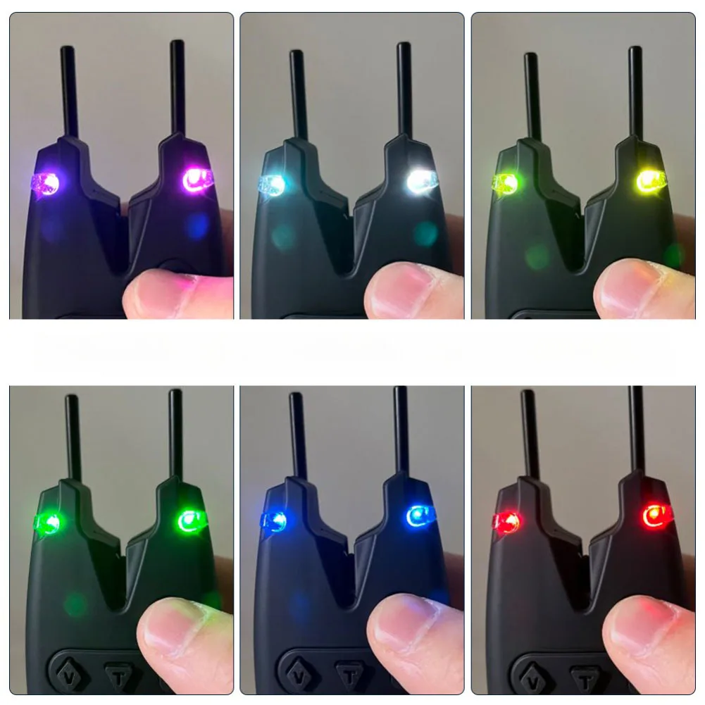 

Сигнализаторы поклевки для ловли карпа с регулировкой громкости и чувствительностью тона, светодиодный индикатор, светодиодная кнопка переключения цвета, рыболовные инструменты