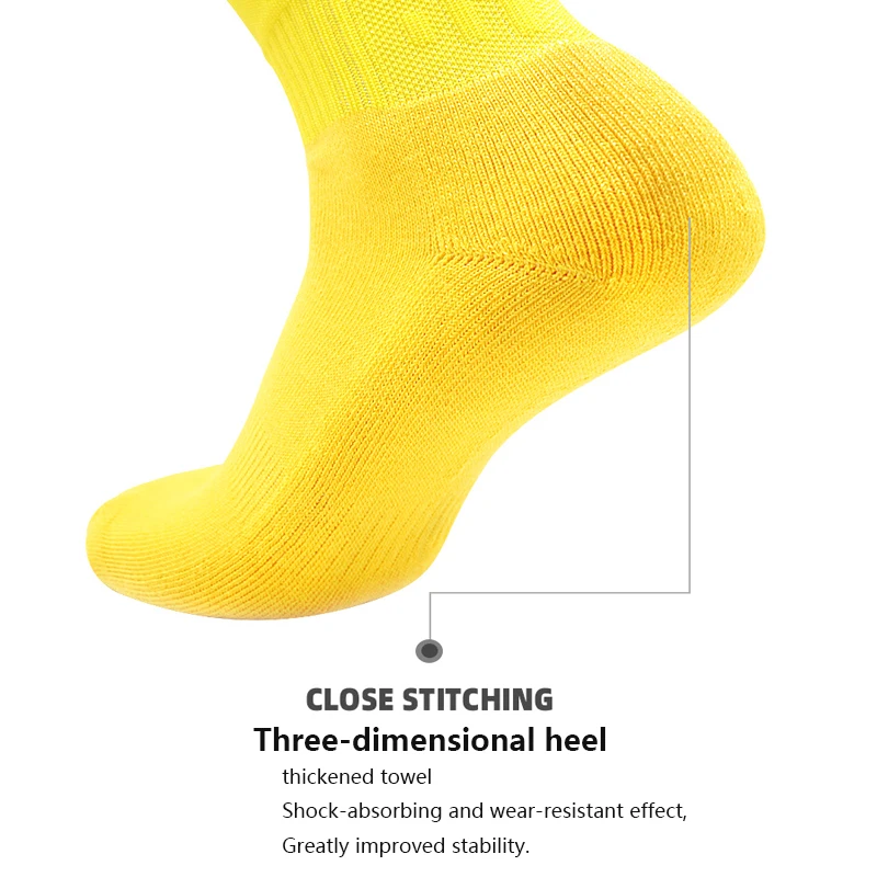 Socks Long Football Sports New Cotton Knee Spandex Kids Legging Stockings Soccer Baseball Ankle Adults Children Socks Hot Sale