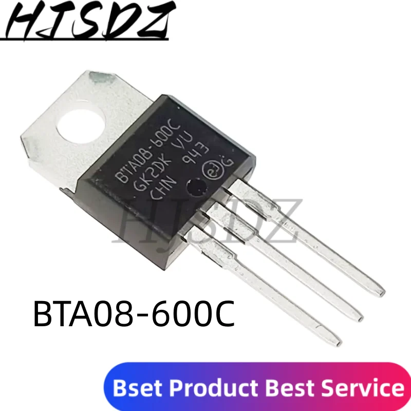 5PCS BTA16-800B BTA16-600C BTA16-600B BTA140-800 BTA12-800B BTA12-600C BTA12-600B BTA08-600C BTA06-600C BT152-800R BT152-600R
