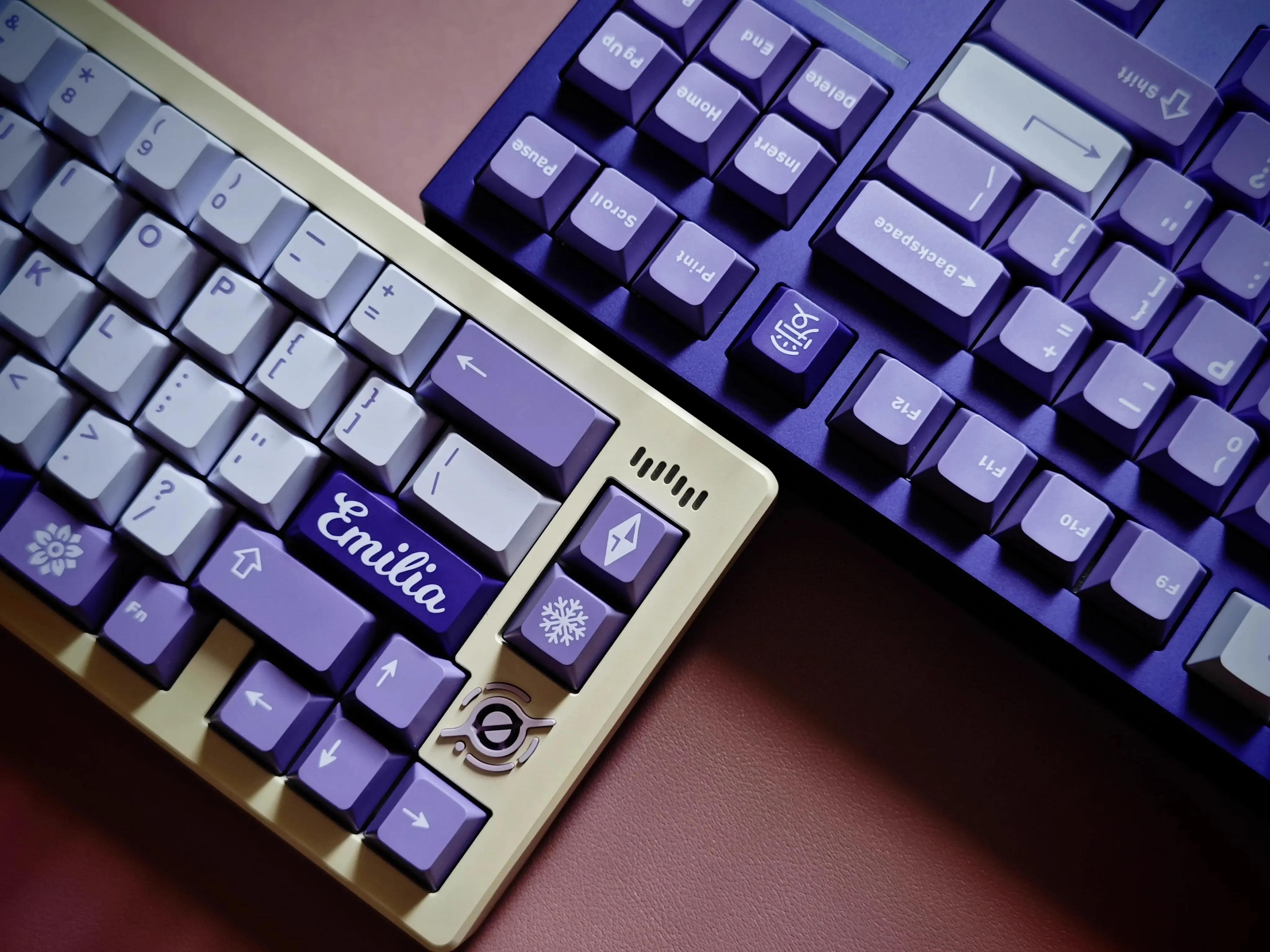 Imagem -06 - Aifei-clone Gmk Frost Witch Keycaps Teclado Mecânico Abs Roxo Double Shot Perfil Cereja 61 64 68 84 87 96 980