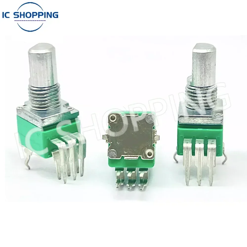 10PCS RK097 precision potentiometer vertical single link shank length 15mm gearless 3-pin B2K B5K B10K B20K B50K B100K B500K B1M